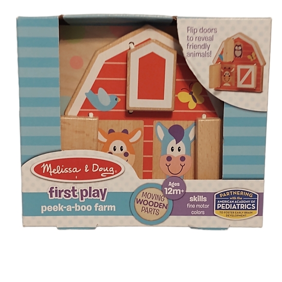 Melissa & Doug Other - MELISSA & DOUG First Play Peek-A-Boo Farm #30564 12m+ Fine Motor Skills Colors